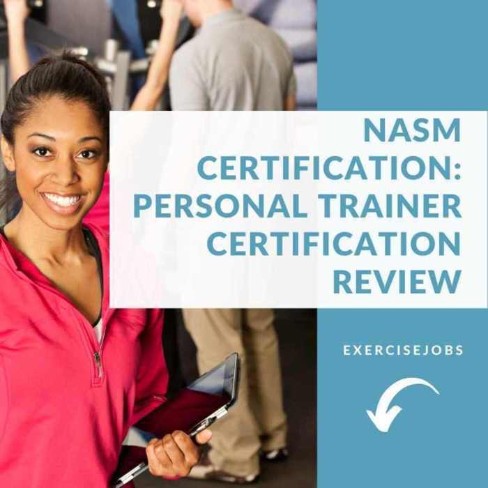 NASM Certification: Personal Trainer Certification | ExerciseJobs